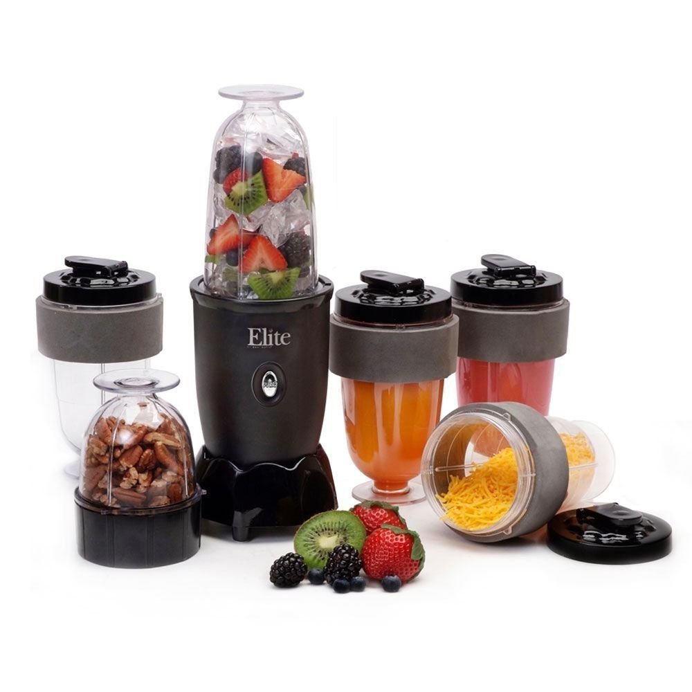 17 Piece Personal Drink Blender MaxiMatic Elite Cuisine Shakes