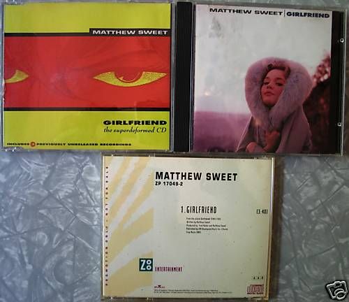 3X Matthew Sweet 92 Girlfriend Full 4TK EP 1TK PRMO