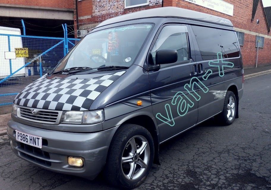 Mazda Bongo Silver CHQ Bonnet Bra