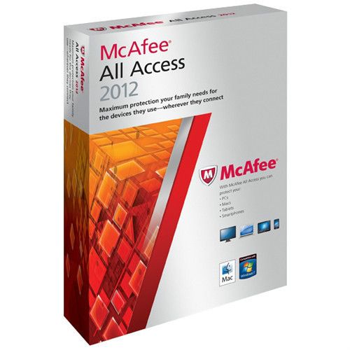 McAfee All Access 2012 Individual Account Brand New Unopened