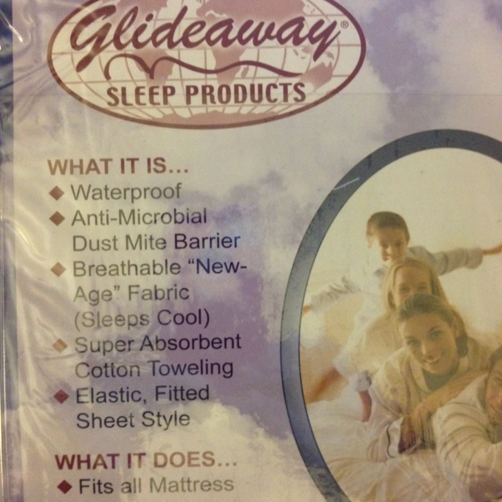 Mattress Protector Glideaway Full Size Waterproof Sleeps Cool Cotton