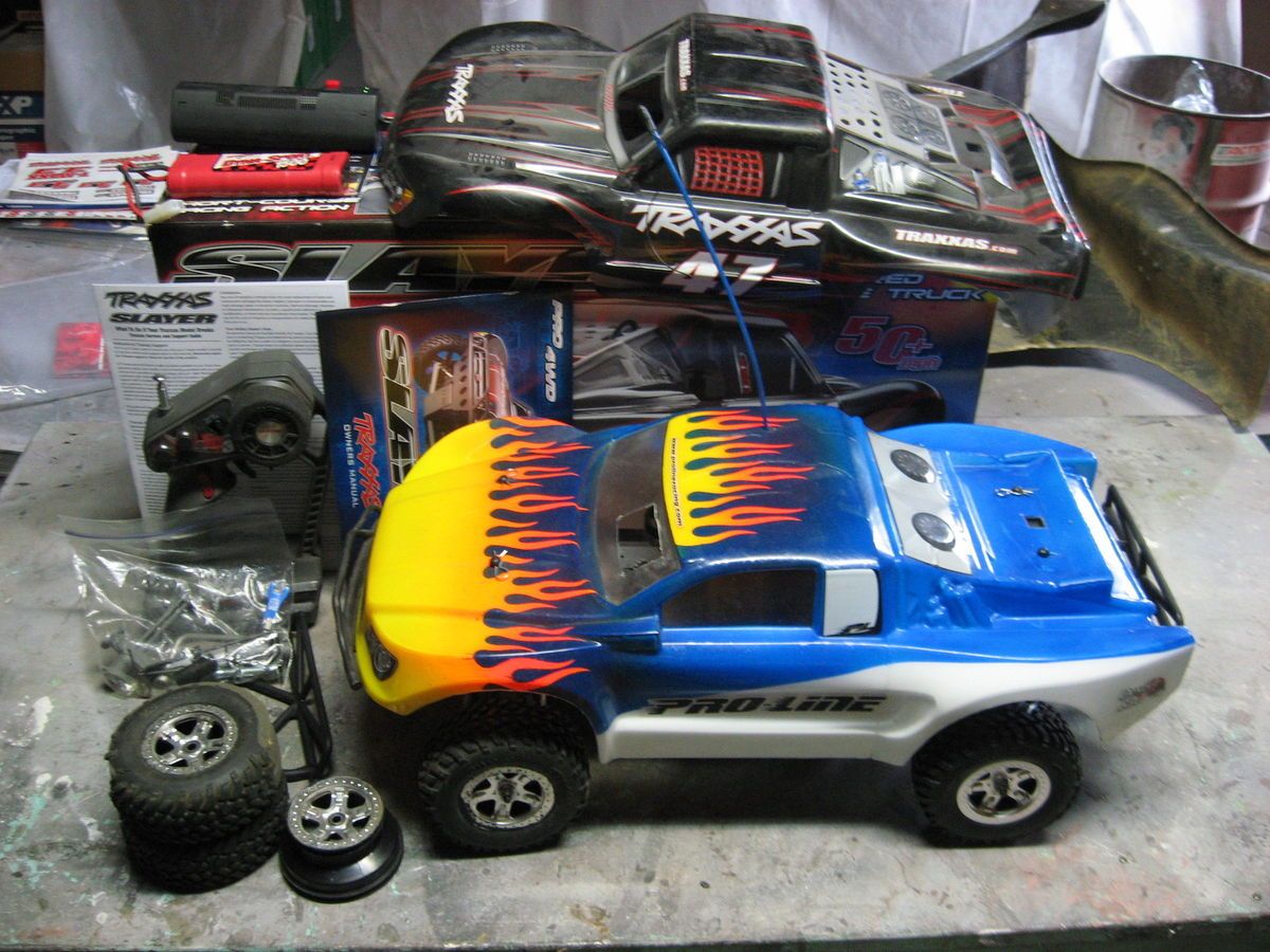 Traxxas 3 3 Nitro Slayer Pro 4x4 SCT Truck 4WD