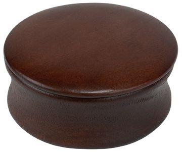 Mens Shaving Bowl Dark Natural Wood Shave Bowl