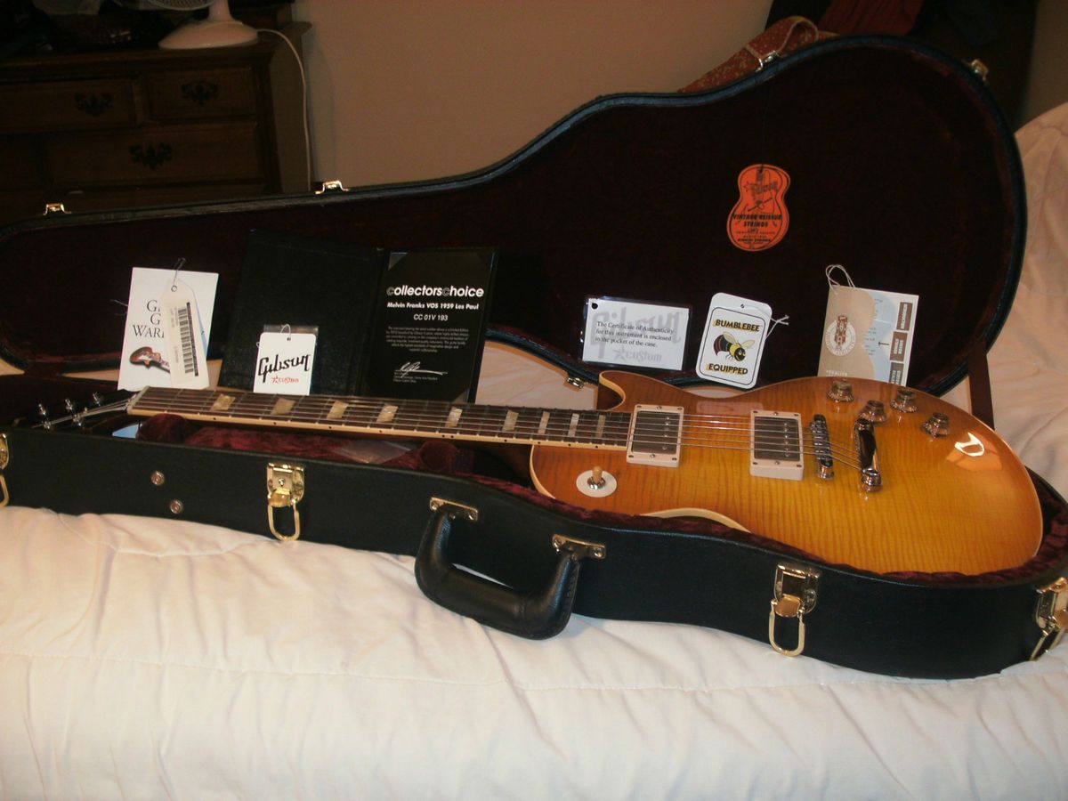 Les Paul Collectors Choice 1 Vos 59 Melvyn Franks Gary Moore