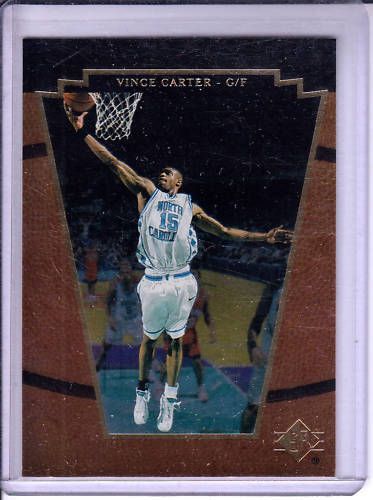 98 99 SP Top Prospects Vince Carter RC Tarheels