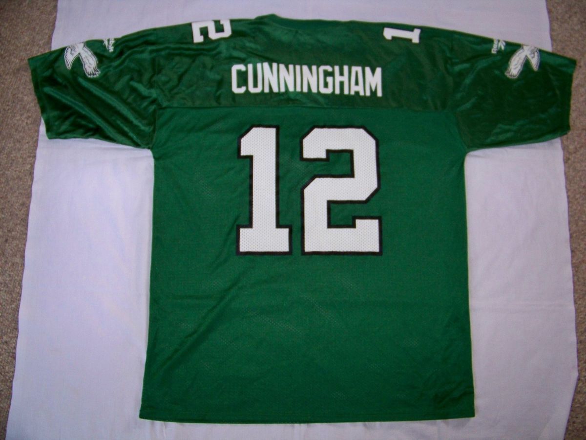 Randall Cunningham Philadelphia Eagles Jersey Reebok Throwback XL Vtg