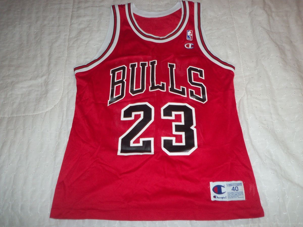 Vintage Champion Michael Jordan Chicago Bulls Jersey