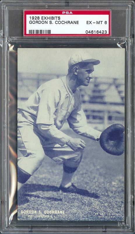 1928 Exhibits Mickey Cochrane PSA 6 1 of 1 None Highr