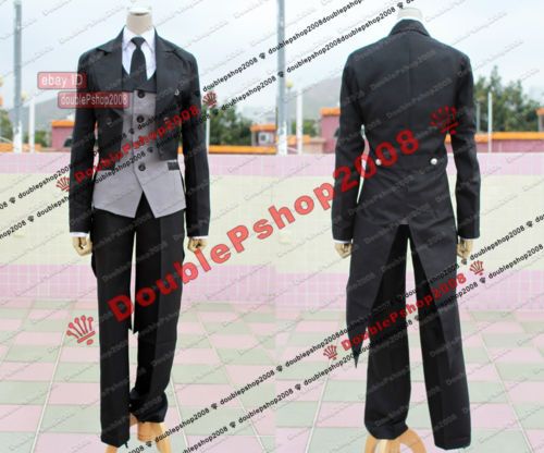 Sebastian Michaelis Sebasuchan Cosplay Costume