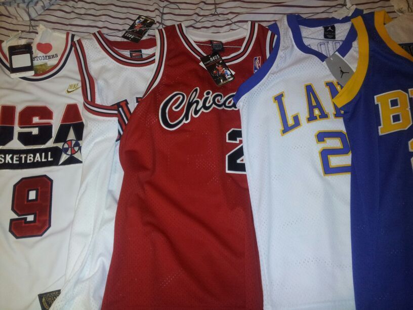 Authentic Michael Jordan Jerseys Bundle with Original Tags