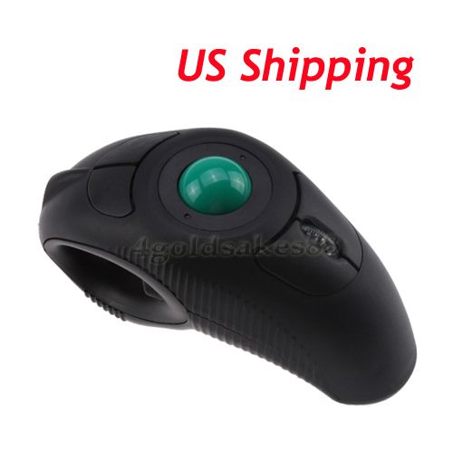 Wireless Finger Handheld USB Mouse Mice Trackball Mouse