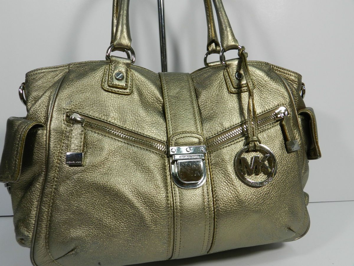 Michael Kors Riley LG Satchel Bronze