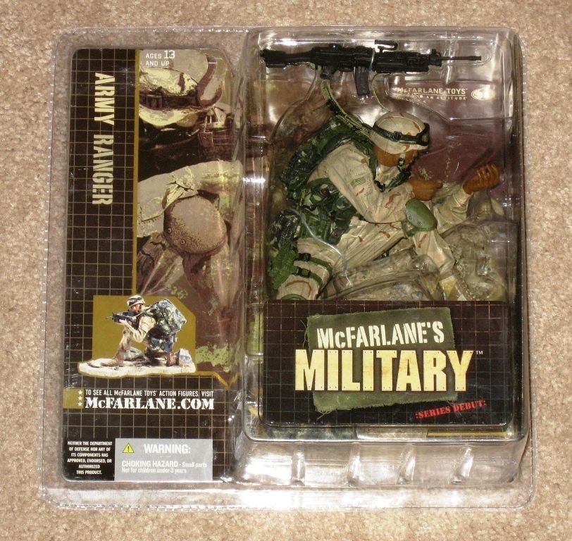 New McFarlane Military Series 1 Army Ranger African American Variant