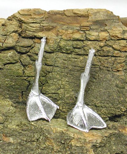 Mini Duck Pewter Bird Feet