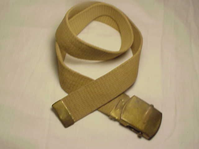 WWII US Army USMC Marine USAAF Khaki Uniform Pants Trousers Belt