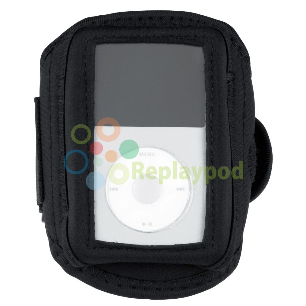 black CASE HOLDER+ARMBAND for IPOD VIDEO 30 60 80 G GB