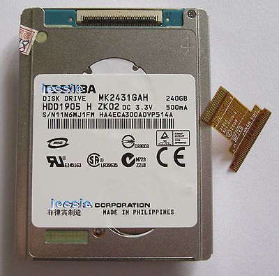 240GB ZIF/PATA HDD1905 & iPod Video 5th 5/5.5 Hard Drive