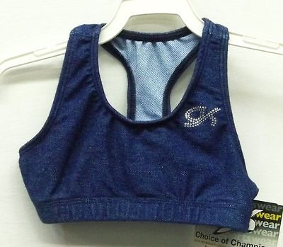 GK Elite Gymnastics Dance Crop Top   CXS Child Extra Small NEW