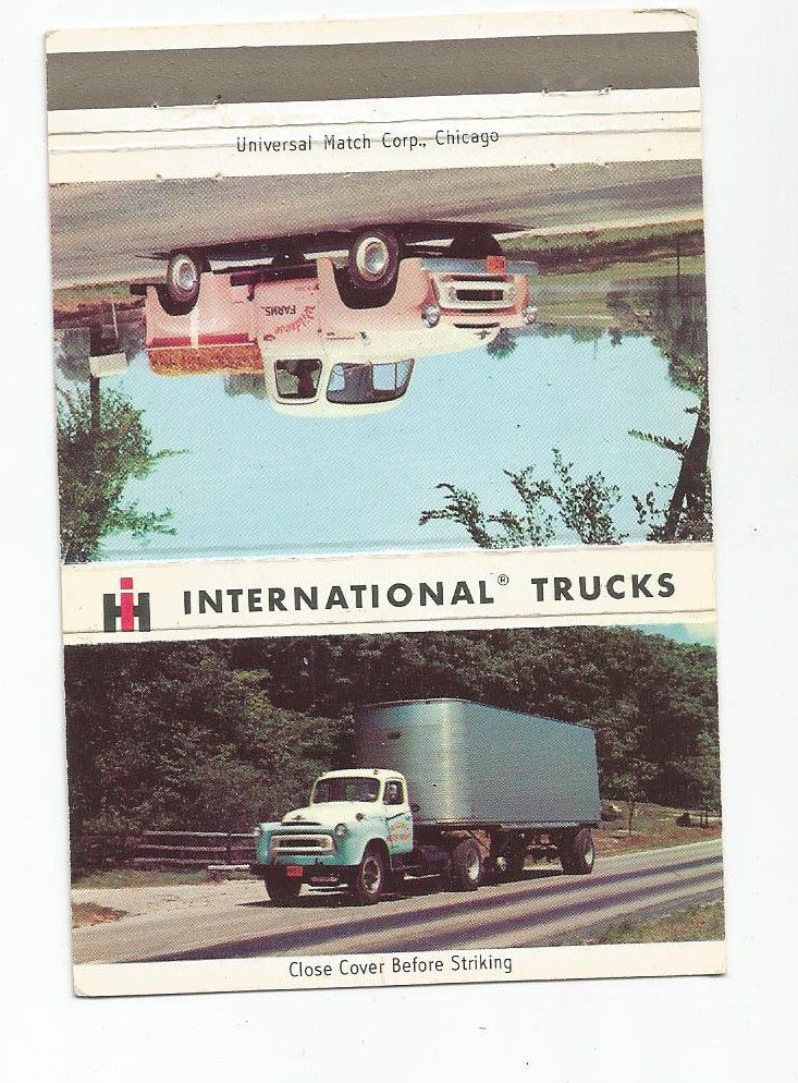 INTERNATIONAL HARVESTER matchbook matchcover Richmond VA