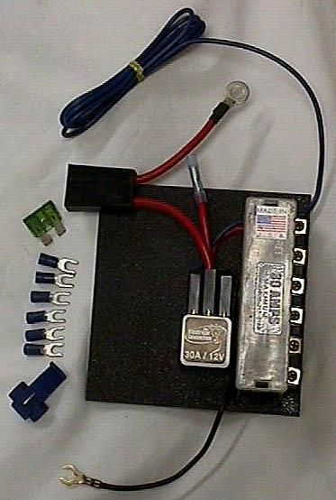 Goldwing GL1500 Relay Controlled Power Plate Accessory Panel   EC02201