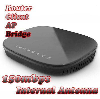 150mbps wireless wifi b/g/n router client bridge ap with internal