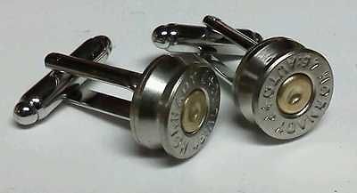 45 ACP Hornady Bullet Cufflinks Shell Casing Unique Mens Gift NR