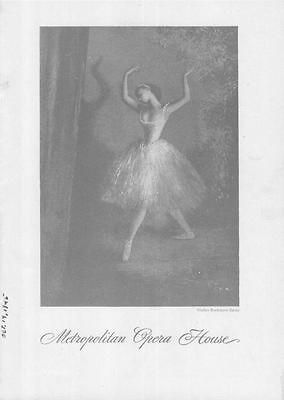 Ballet Theatre MET 10/14/1945 Kidd Kay Kriza Taras Laing Adams Chase