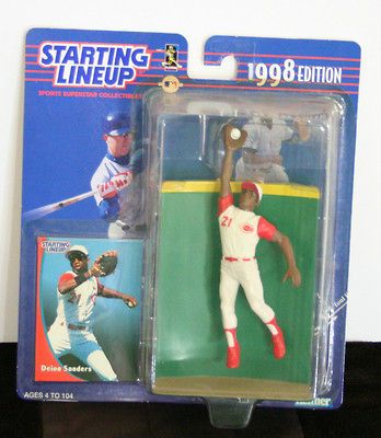 STA RTING LINE UP~1998~Deion Sanders~Cincin nati Reds~Baseball Figure