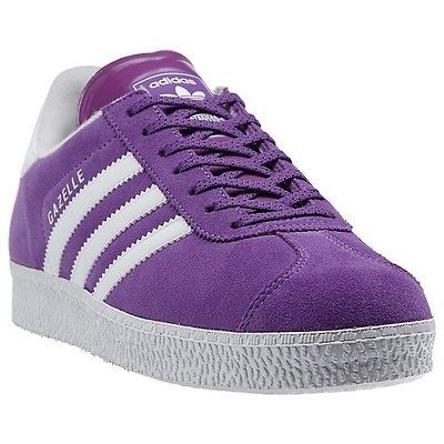 WOMENS ADIDAS ORIGINALS GAZELLE 2.0 SHOES G60432 purple / white