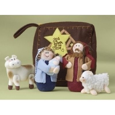 Piece Plush Nativity Set