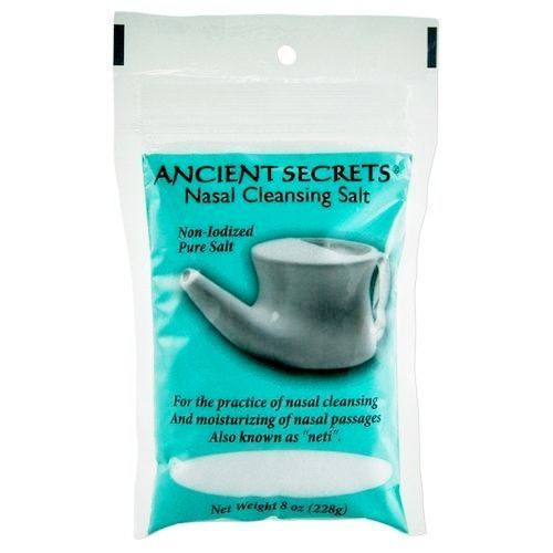 Ancient Secret Nasal Cleansing Pot Neti Salt 6   8 oz = 48 oz Sinus