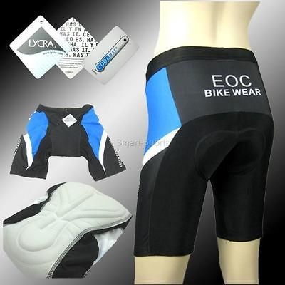 Ladies Lycra Aeromax Padded Bicycle Bike Shorts Black 3 Colours Sz S