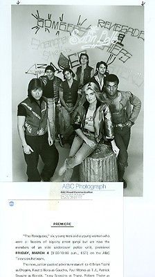 PATRICK SWAYZE TRACY SCOGGINS RANDY BROOKS RENEGADES ORIGINAL 1983 ABC