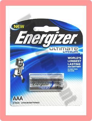 Energy e2 AAA L92 Lithium Camera Photo Battery x 2