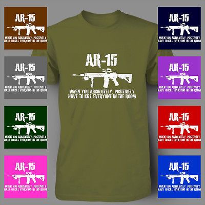 AR15 Pro 2nd Gun Rights Armed Citizen AR 15 AK47 Mens T Shirt