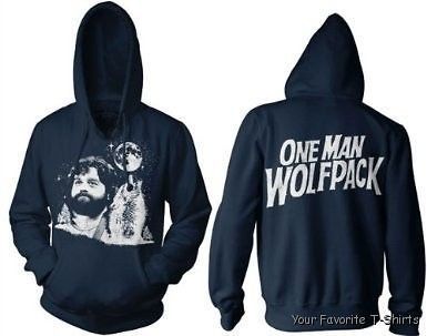 Licensed The Hangover Movie Alan One Man Wolf Pack Adult Hoodie S 2XL