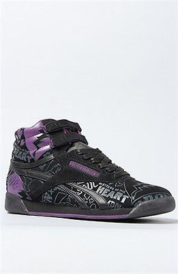 Karmaloop Reebok The Alicia Keys x Reebok Freestyle Hi Sneaker Black