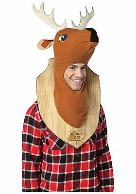 Oh DEER Mounted Hunter Trophy Head Costume ADULT