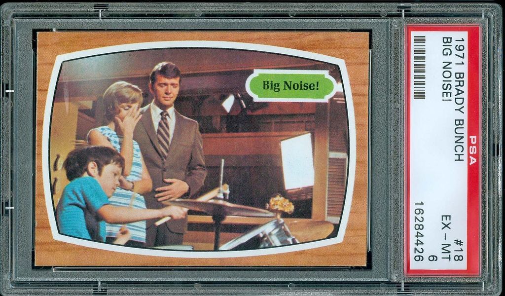 1971 TOPPS BRADY BUNCH #18 BIG NOISE PSA 6+