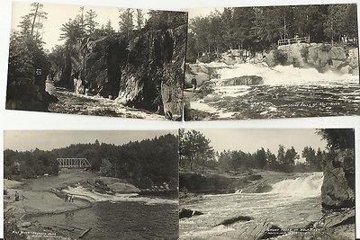 Newly listed PHOTO POSTCARD MIX LOT 5, SMOKY FALLS ON WOLF RIVER