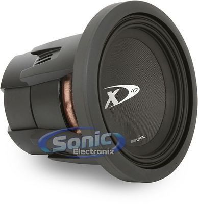 Alpine SWX 1043D (SWX1043D) 3000W 10 Dual 4 ohm Type X Car Subwoofer