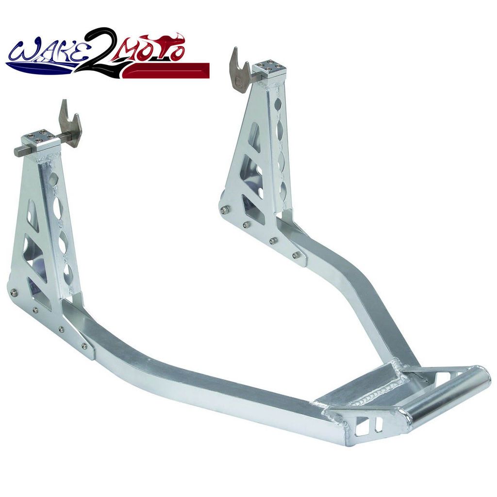 Aluminum Sport bike Motorcycle Rear Swingarm Spool Stand Jack Lift