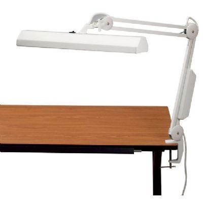 Alvin Fluorescent Task Light White Desk Lamp Drawing Table Drafting