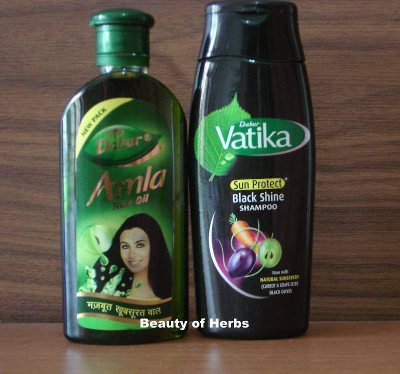 Dabur Amla Hair Oil & Black Shine Shampoo 200 ML Combo