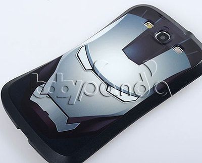 IRONMAN BK Avengers Silicone Case Cover Hot For Samsung Galaxy S 3