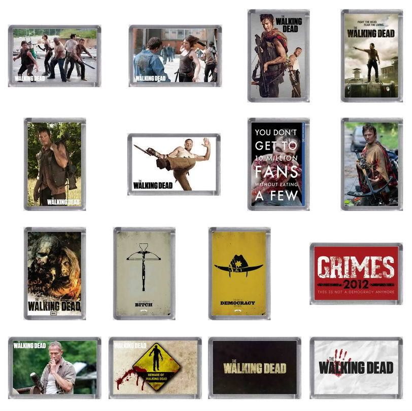 THE WALKING DEAD   FRIDGE MAGNET   SEASON 3   16 DIFFERENT DESIGNS