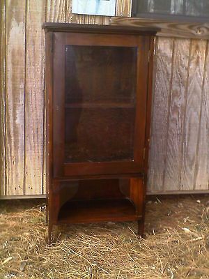 ANTIQUE JELLY CUPBOARD BATHROOM LINEN CABINET PRIMITIVE COLONIAL STYLE