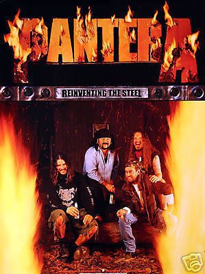 PANTERA 2000 REINVENTING THE STEEL RARE PROMO POSTER