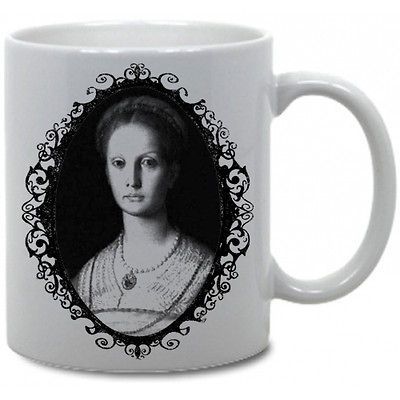 BATHORY MUG victorian women vintage icon blood vampire gothic antique