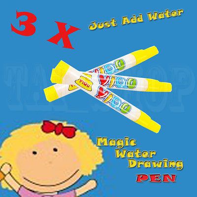 Three Aquadoodle aqua doodle Magic water pen for aquadoodle drawing